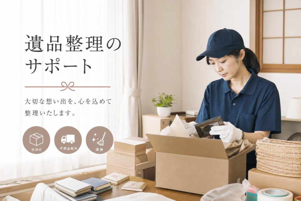 遺品整理のサポート