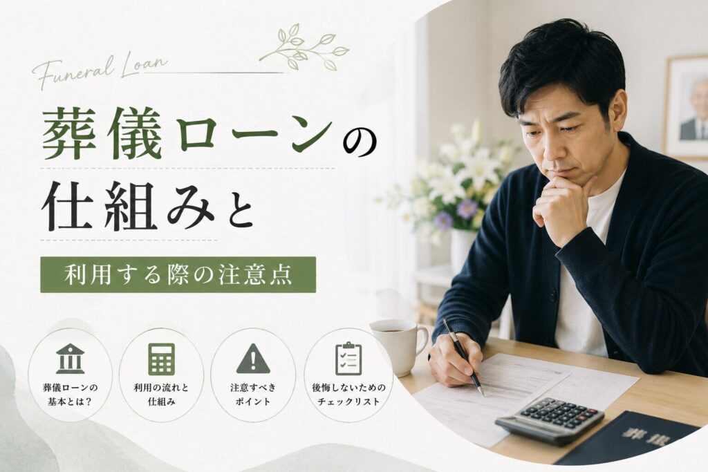 葬儀ローンの仕組みと利用する際の注意点