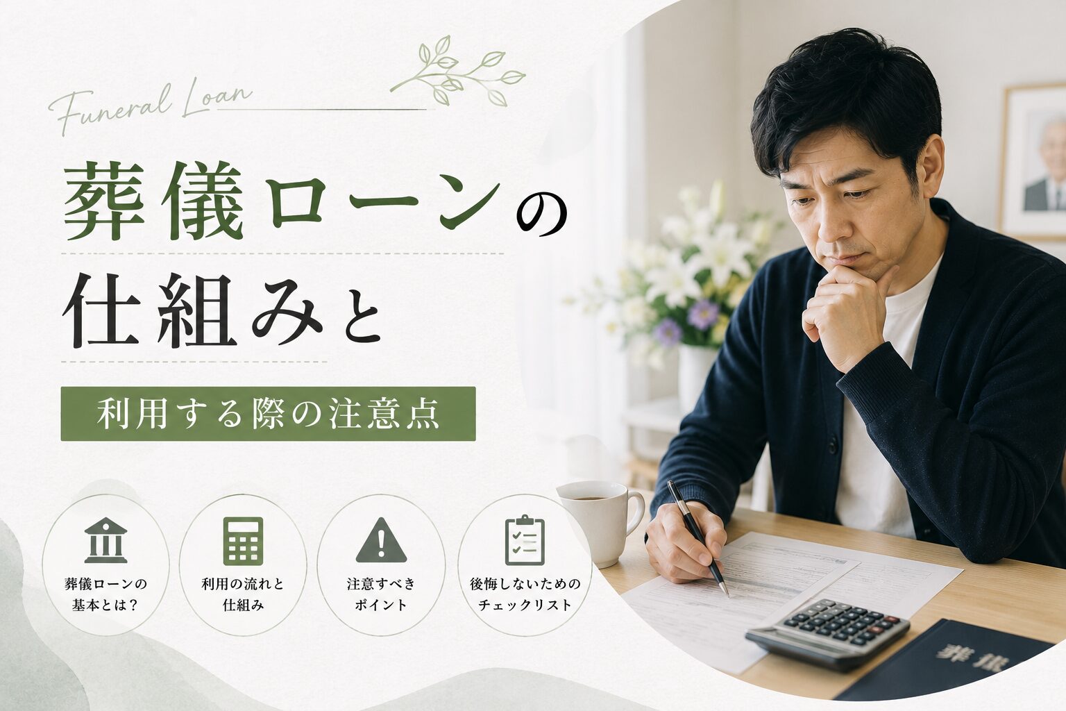 葬儀ローンの仕組みと利用する際の注意点