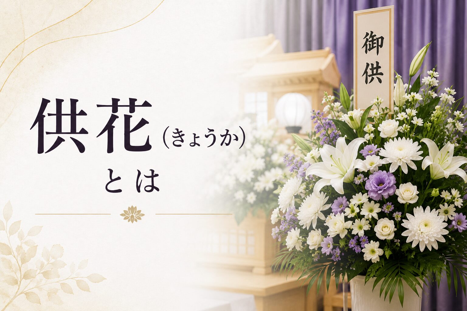 供花(きょうか)とは