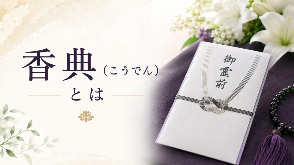 香典(こうでん)とは