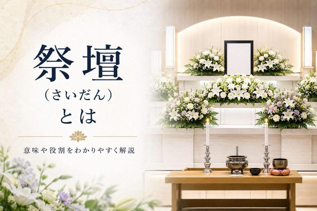 祭壇(さいだん)とは