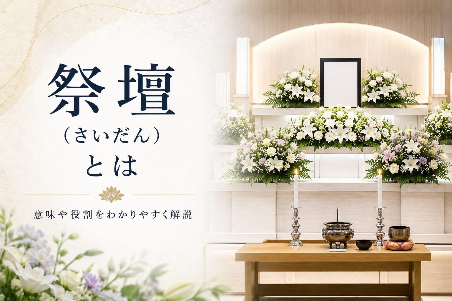 祭壇(さいだん)とは