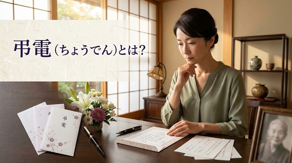 弔電(ちょうでん)とは?