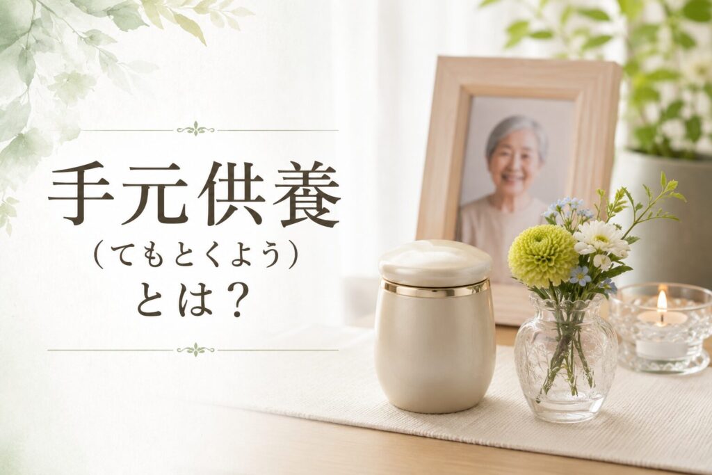 手元供養(てもとくよう)とは?
