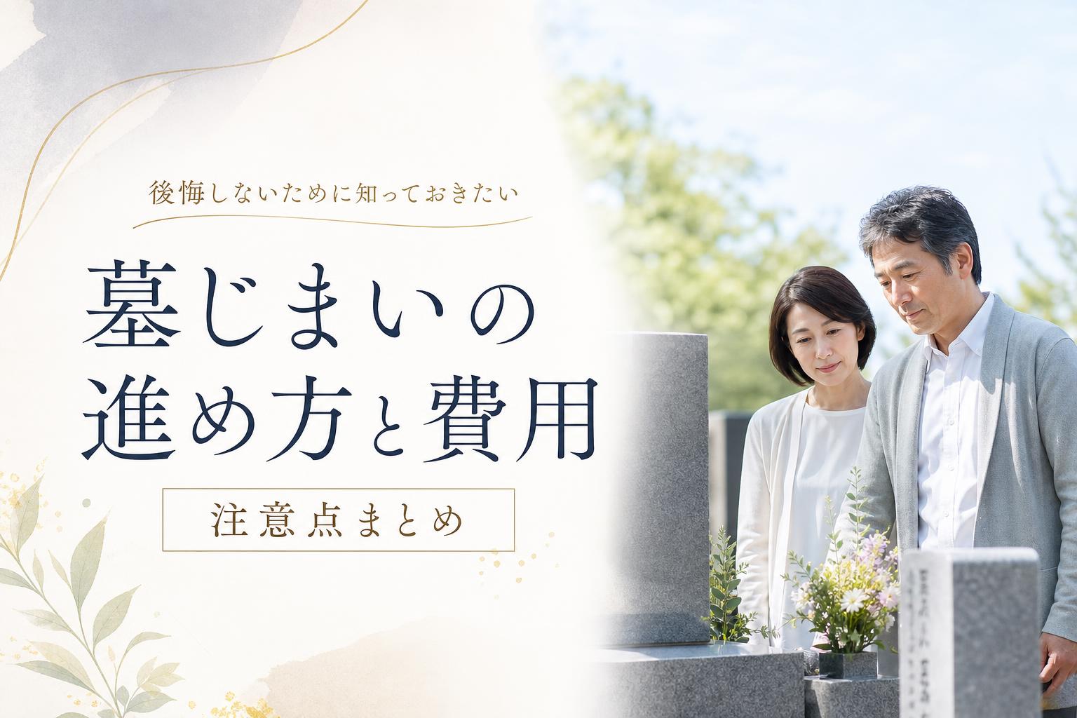 墓じまいの進め方と費用・注意点まとめ