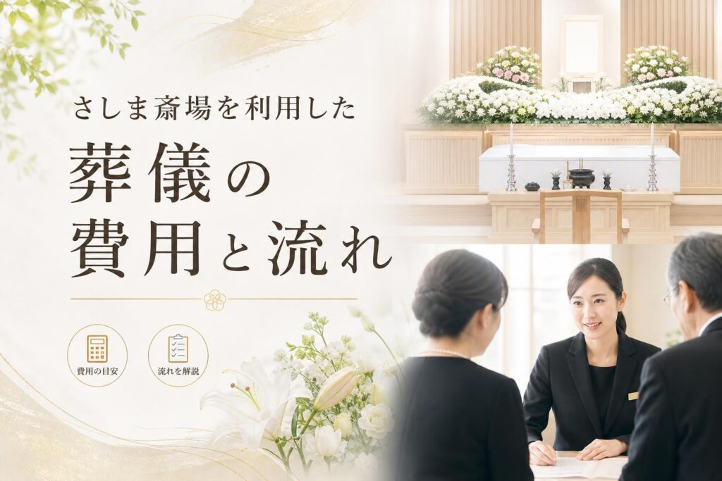 さしま斎場を利用した葬儀の費用と流れ