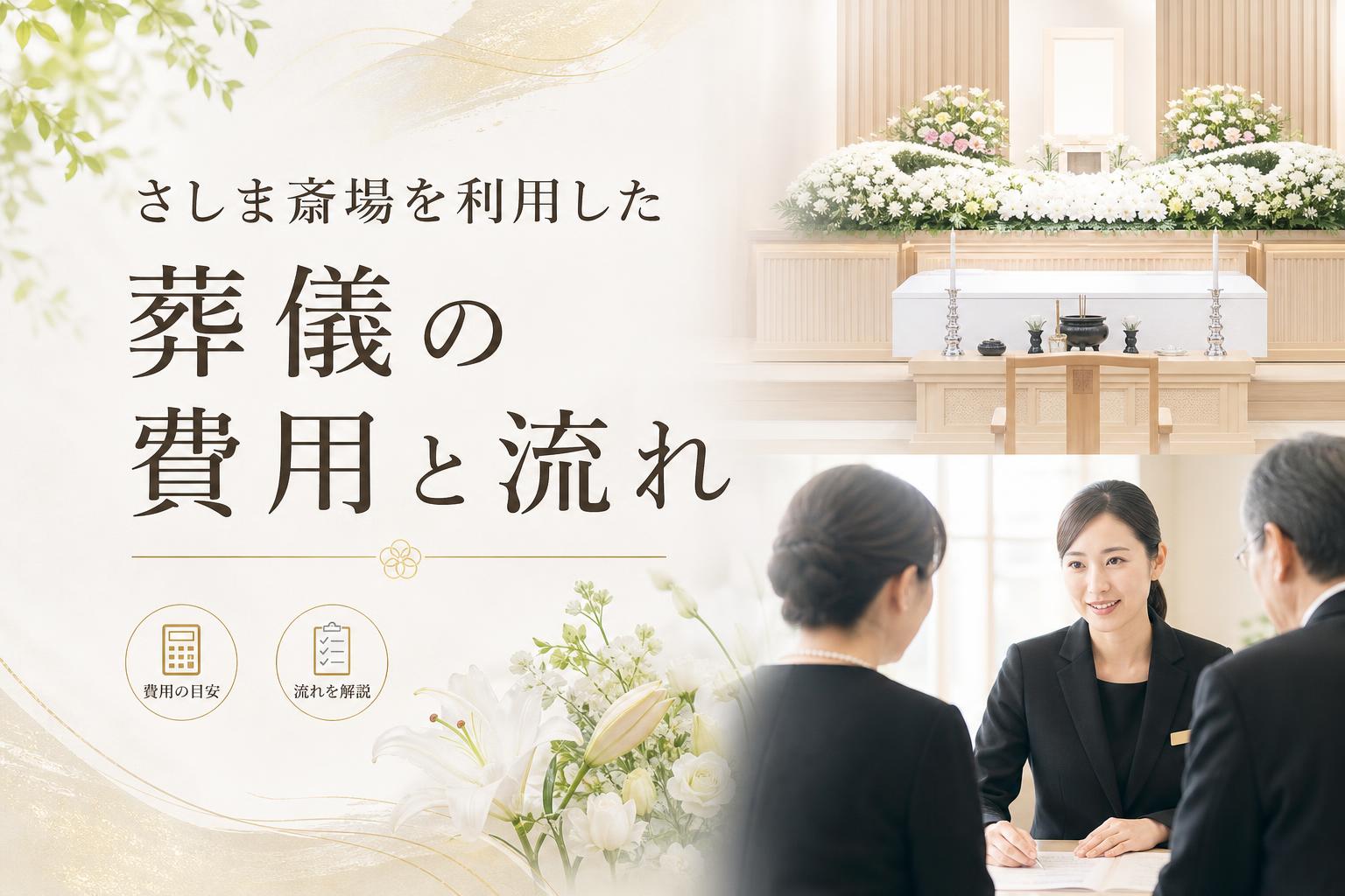 さしま斎場を利用した葬儀の費用と流れ
