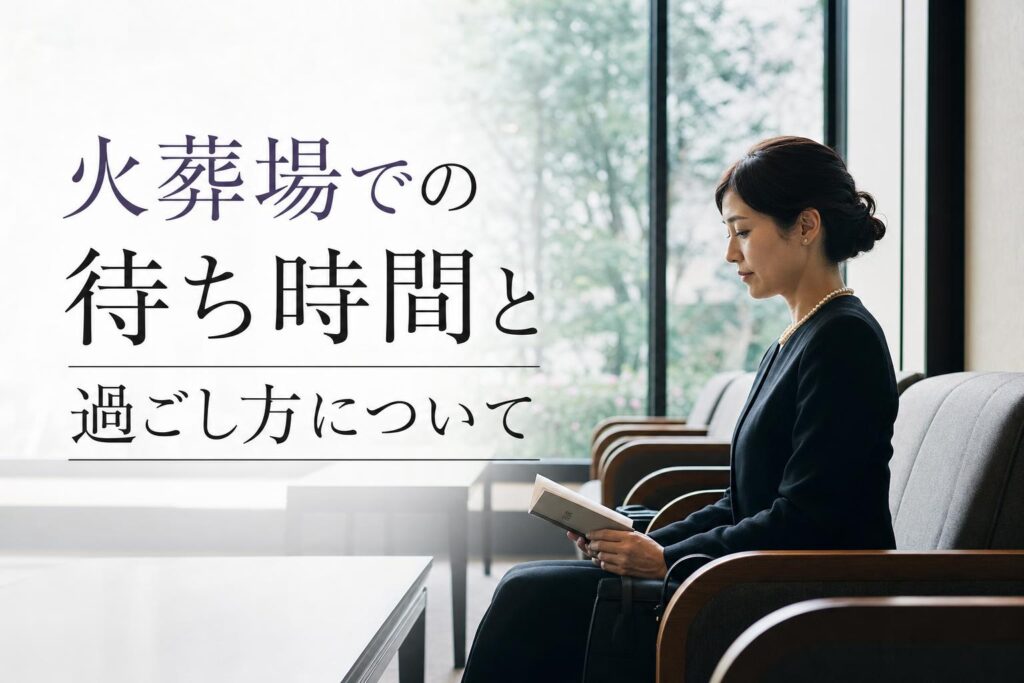 火葬場での待ち時間と過ごし方について