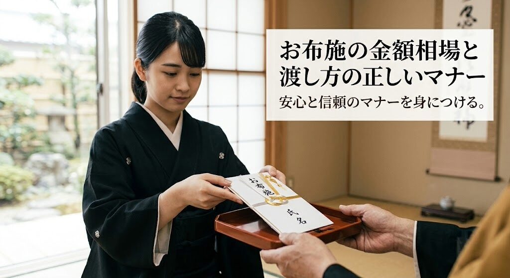 お布施の金額相場と渡し方の正しいマナー