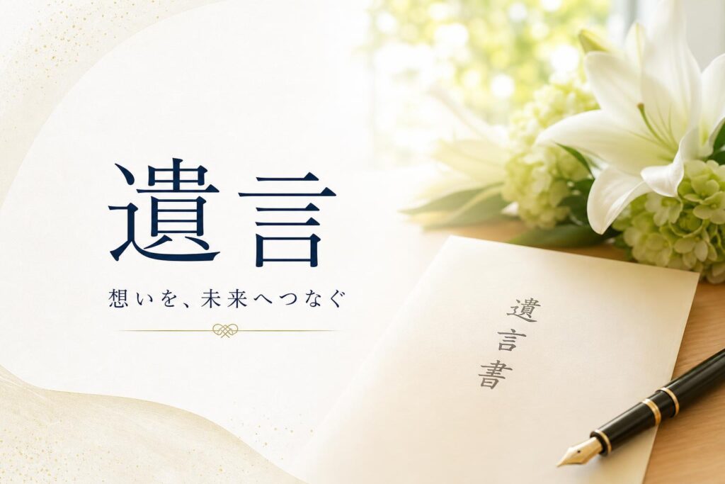 遺言(ゆいごん)