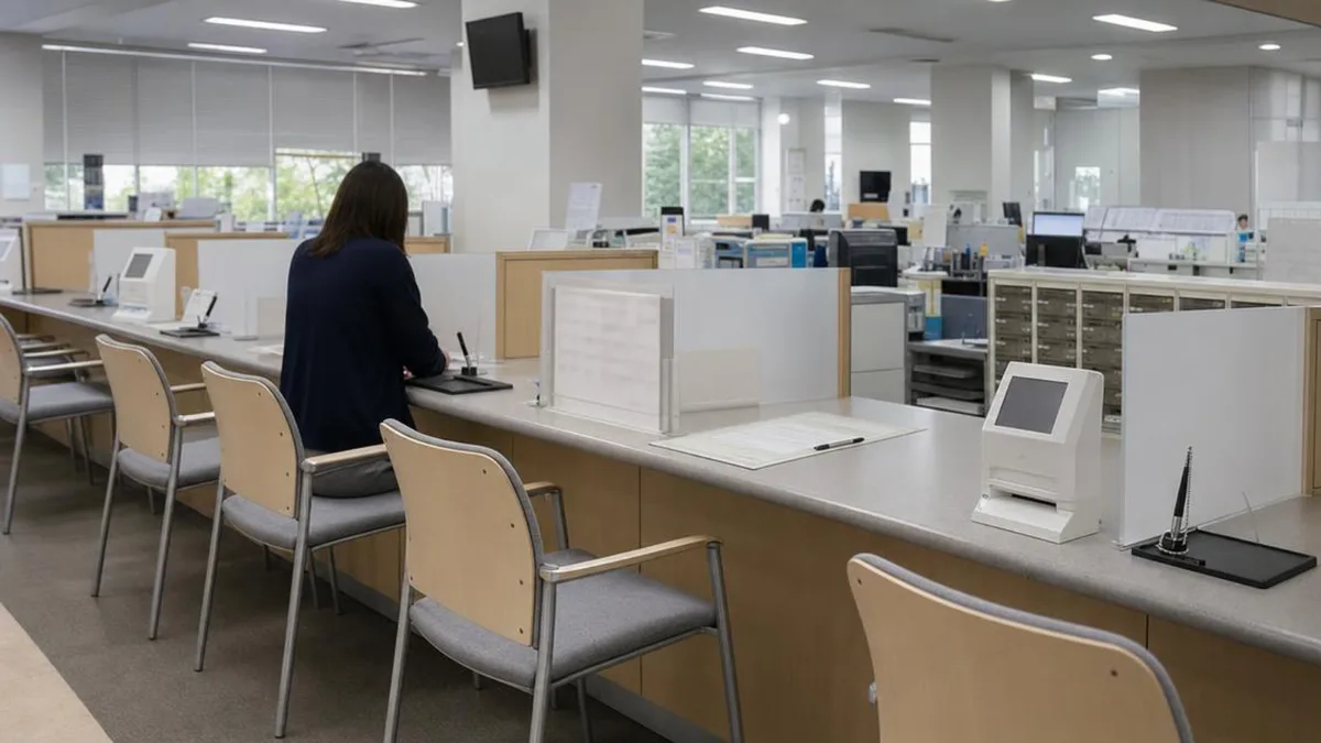 市役所の窓口