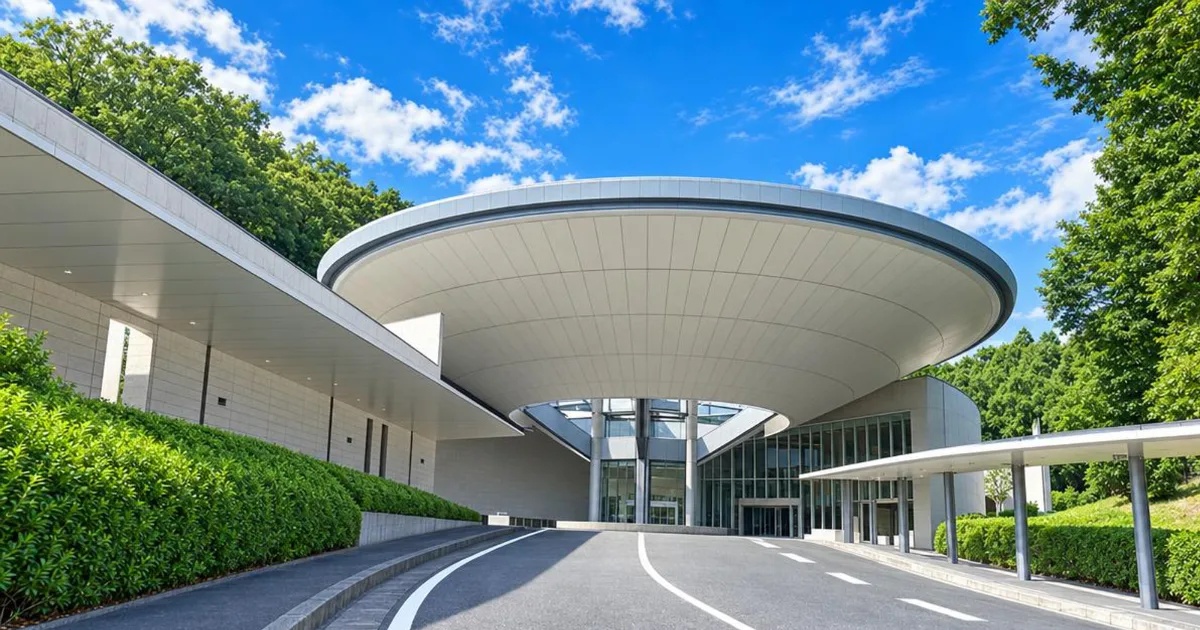 厚木市斎場の外観