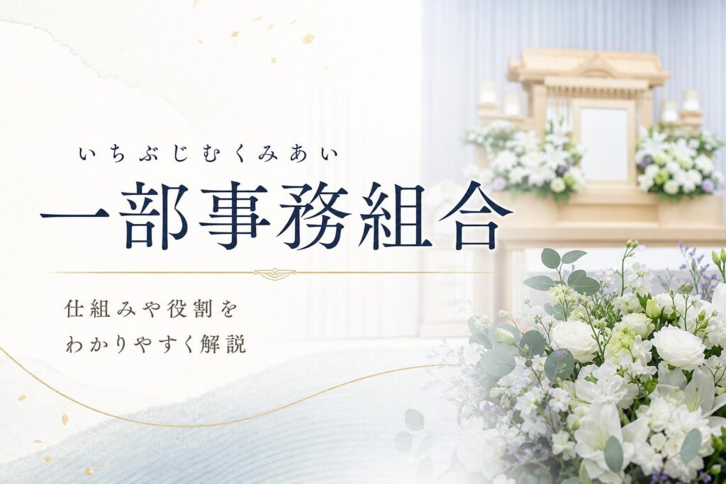 一部事務組合(いちぶじむくみあい)